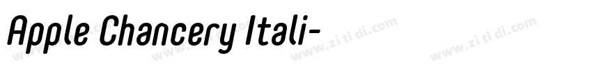 Apple Chancery Itali字体转换